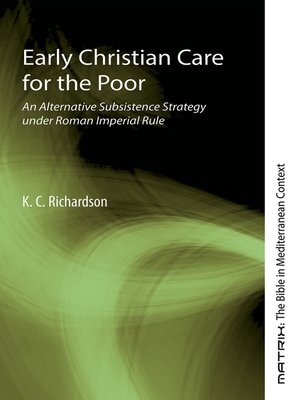 cover image of Early Christian Care for the Poor